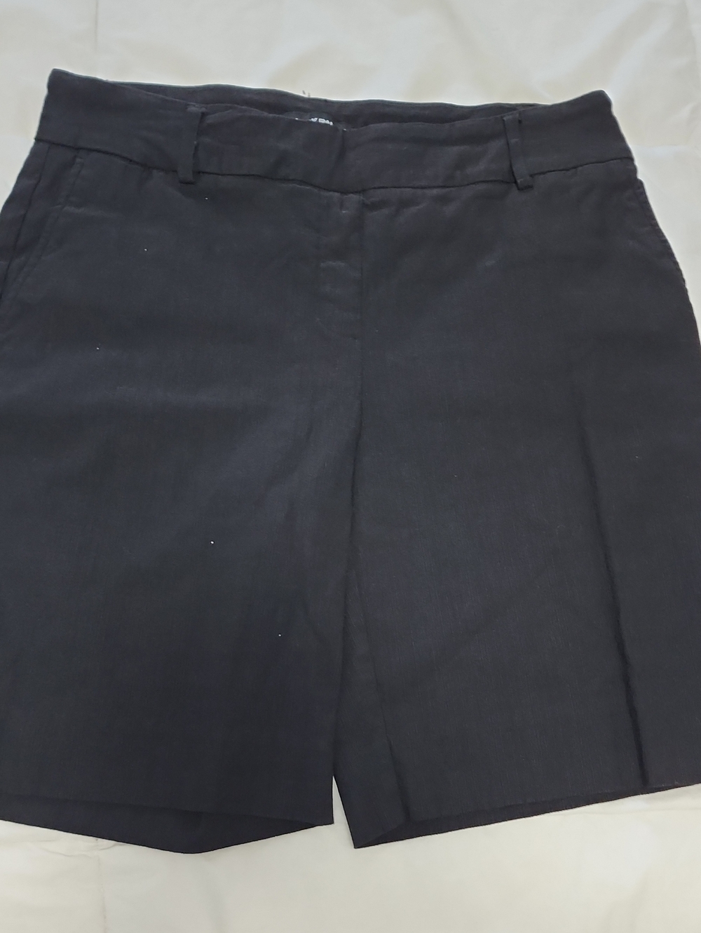 Hilary Radley Black Bermuda Shorts - Clean Front, Stretchy